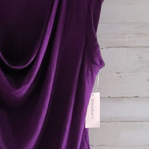 Dressbarn Collection Purple Beaded Sleeveless Top - Size L - Picture 6 of 6